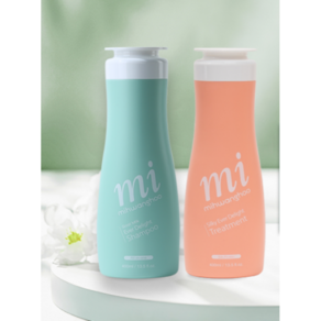 [Mihwanghoo] 산양유 프리미엄샴푸_400ml + 실키에버딜라이트 트리트먼트_400ml, 1개