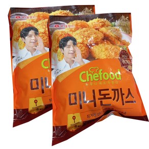 롯데 쉐푸드 미니돈까스870g X 2개 아이스포장무료, 870g