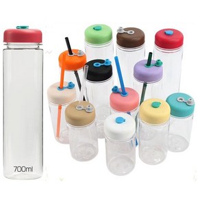 국산 에코젠 빨대보틀 350ml/500ml/700ml (1개) 요양원 에코젠 연예인 보틀, 1개, 700ml, 블랙