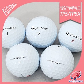 피닉스 로스트볼 A+A 테일러메이드 TP5/TP5X 혼합 10볼, 혼합색상, 1개, 10개입