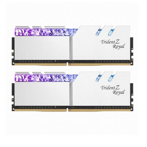 지스킬 DDR4 8G CL14 Tident Z ROYAL 데스크탑용 PC4-25600 RGB 실버 2p, 2개