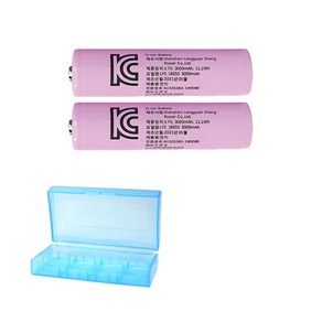 18650 2알(3000mah 2알+2구케이스), 1세트, 1개입