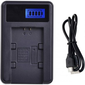 소니 NP-FH30 NP-FH40 NP-FH50 NP-FH60 NP-FH70 NP-FH100용 캠코더 배터리 충전기 8.4V 출력 USB 충전, 소니 NP-FH30 NP-FH40 NP-FH50 NP-, 1개
