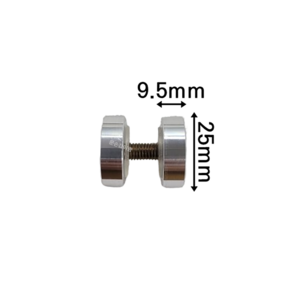 강화도어손잡이 마구리 캡 구멍마개 유리문 가마찌도어 홀 막이 볼트 샤워부스 손잡이, 마구리 25mm, 1개