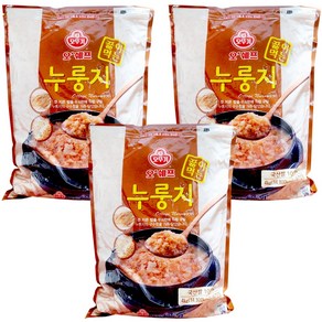 오뚜기 오쉐프 끓여먹는 누룽지 4kg, 3개