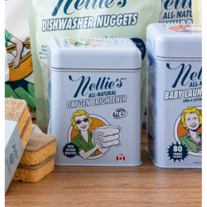 Nellie's Laundy Soda 넬리 산소표백제1kg 1개 + 세탁망 1개, 1kg