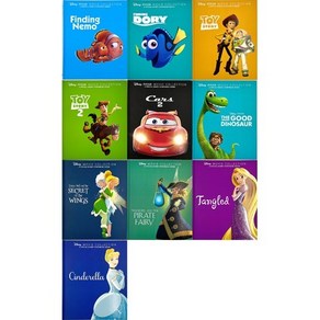 Disney Movie Collection 택1 디즈니영어원서 토이스토리 카2 도리 니모를 찾아서 라푼젤 신데렐라 팅커벨