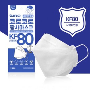 코로코로황사걸이형끈조절마스크KF80 5매입X20, 20개