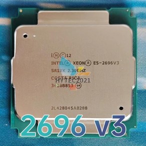 제온 E5-2696 v3 SR1XK 2.3GHz 18 코어 스레드 45MB 145W LGA2011-3, 한개옵션0