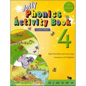 Jolly Phonics Activity Book 4 (in print letters)