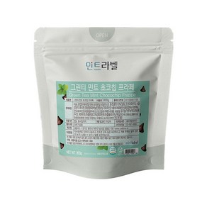 민트라벨 그린티 민트 초코칩 프라페 파우더 800g