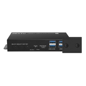 넥스트 NEXT-7012KVM-KP USB HDMI KVM스위치 2포트 UHD 4K 스위칭허브/서버-KVM, 넥스트유 NEXT-7012KVM-KP, 1개