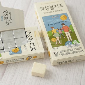 [치즈몰] 앙상블 치즈 플레인 (7g*18개입), 126g, 3개