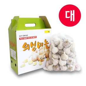 송이네농장 24년산 의성 햇마늘 (대품) 3.5~4cm 토종마늘 한지형마늘, 1개, 24년산 대품 6kg(3.5~4cm, 160~200개)