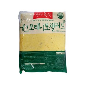 샐러드 미인 에그 포테이토 샐러드1kg, 1kg, 1개