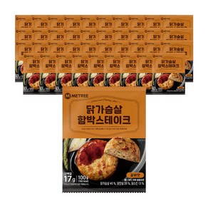 미트리 닭가슴살 함박스테이크 갈비맛 100g, 40개