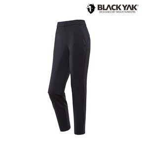 블랙야크 [ BLACK YAK ] 23년 가을 신상품!!허리 부분 풀밴드 및 내장 스트링을 적용 베이직한 디자인의 여성 슬림핏 트레이닝 풀밴드 팬츠M트리카팬츠#2 BK 23FPN