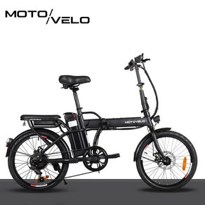 모토벨로 2023 G8 36V 350W 8Ah 20인치 접이식 전기자전거 최대 60km 주행가능, 블랙, 스로틀겸용