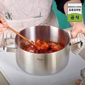 도루코 마이셰프 클래식 통5중 인덕션 스텐냄비 24cm, 상세설명 참조, 없음, 1개