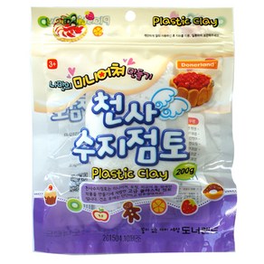 도너랜드 천사수지점토, 흰색, 200g, 1개