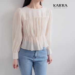 [카라] KARRA 밴드셔링라이트블라우스_KB3SBL104Q