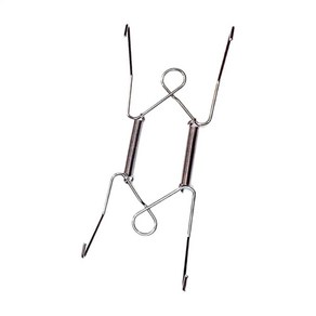 벽장식 접시 디스플레이 홀더용 플레이트 행어 와이어 거치대 예술, 2.6 inch, 1개