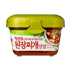 [풀무원] 청양초 된장찌개 양념 450g, 없음, 1개