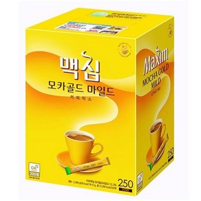 맥심 모카골드 마일드 커피믹스, 250개입, 2박스, 12g