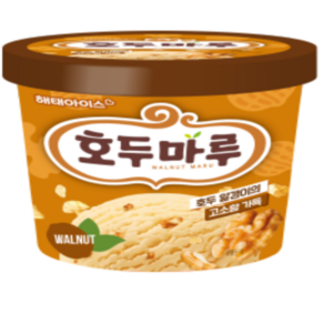 해태 호두마루 파인트 3개 컵 아이스크림, 660mg, 6개