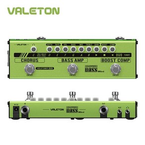 Valeton Dappe Bass Mini / 4-in 1 베이스 이펙트 스트립 (MES-2), 1개