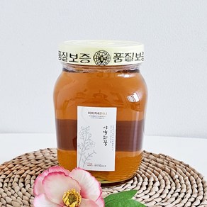 국내산 100% 천연 벌꿀 마미자리허니 아카시아꿀 잡화꿀 선물 세트, 야생화꿀 1.2kg, 1.2kg, 1개