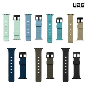 UAG x 립컬 트레슬 스마트워치 스트랩 울트라/SE/9/8/7/6/5/4/3 호환, 42/44/45/49mm, 올리브그린