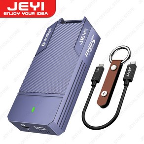 JEYI 40Gbps USB 4.0 M.2 NVMe SSD 인클로저 M2 To Type-c 4.0 솔리드 스테이트 드라이브 케이스 Thunderbolt 4/3 USB 3.2/3.1