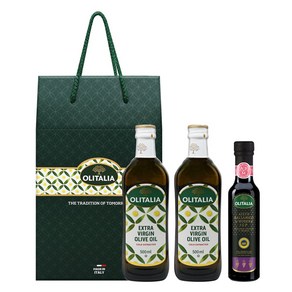 [올리타리아] 엑스트라 버진 올리브유 500ml 발사믹식초 250ml 3종세트