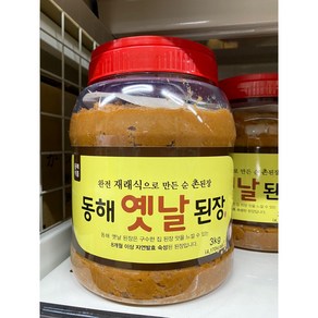 동해 옛날 된장 자연발효 숙성 촌 된장 3kg, 1개