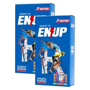 엔업 레이스팩 ENUP RACEPACK (아미노4000 2ea 아미노워터 레드프로 1ea 팔라티노스 파워젤 3ea), 2개