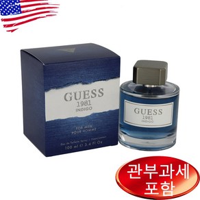 게스 1981 인디고 오드뚜왈렛 100ml 남성, 1개