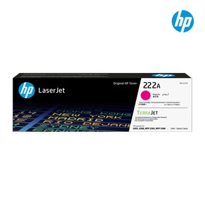 HP 정품 No.222A 표준용량 토너 W2223A, 1개, 빨강