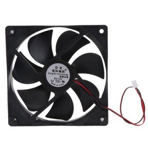 쿨링팬 냉각팬 120mm 팬 CPU 쿨러 라디에이터 5/12/24V Dc 브러시리스 12025 120x120x25mm 냉각 컴퓨터 케이스-2Pin 45CFM, 한개옵션1