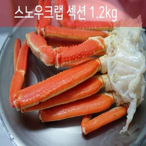 랩쿡 노르웨이 대게 스노우크랩 1.2kg 300~350g 4-5쪽, 1개, 300-350g 4-5쪽