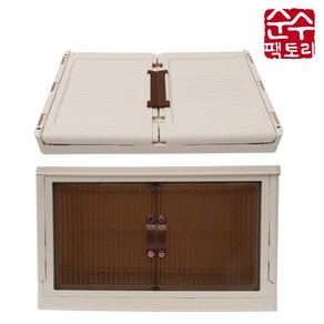 [1단추가]순수팩토리 다용도 폴딩수납장 1단 추가(상판뚜껑/바퀴 미포함) 수납정리함, 기본(상판뚜껑/바퀴 미포함), 1단 기본구성(뚜껑미포함)