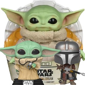 국내출고 스타워즈 아기 요다 베이비 그로구 만달로리안 인형 피규어 굿즈 빅사이즈 28cm Sta Was Baby Yoda KC인증, 요다28m, 1개