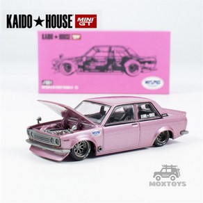 Kaido House x MINI GT 1 64 Datsun 510 Steet V1 핑크 다이캐스트 모델 자동차, 01 Datsun 510 V1 Pink