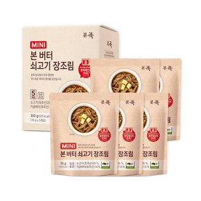 본죽 미니 버터 장조림 5p, 350g, 3개