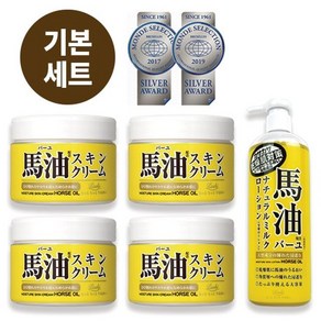 로시 마유 스킨 크림 220gX4+내추럴 밀크 로션 485ml, 단일옵션