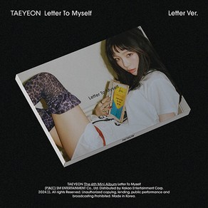 [TAEYEON] 태연 미니 6집 Lette To Myself (Lette Ve.) / 커버+포토북+가사지+CD-R+포토카드