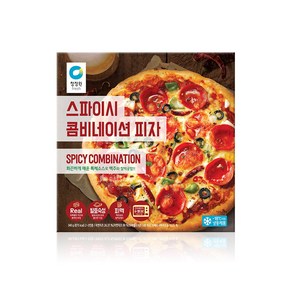 [공식판매몰] [청정원] 스파이시 콤비네이션 피자 340g (냉동)