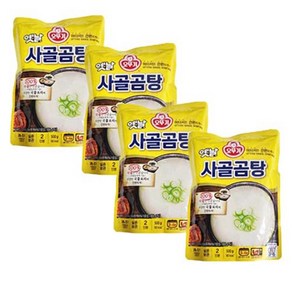 사골곰탕(국내산) -500gx4개 (8인분) 업소전문용, 4개, 500g