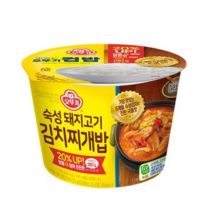 오뚜기 컵밥 숙성돼지고기 김치찌개밥, 3개, 310g