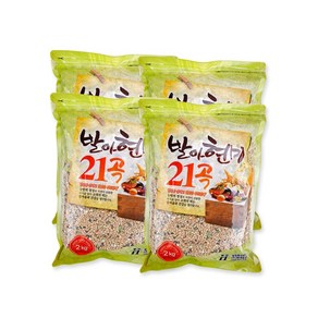 [이잡곡이다] 발아현미 21곡 2kg x 4봉, 4개